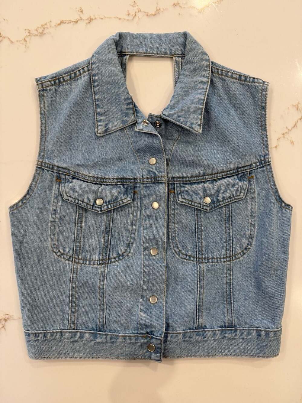 Vintage Jordache Denim Vest Size L